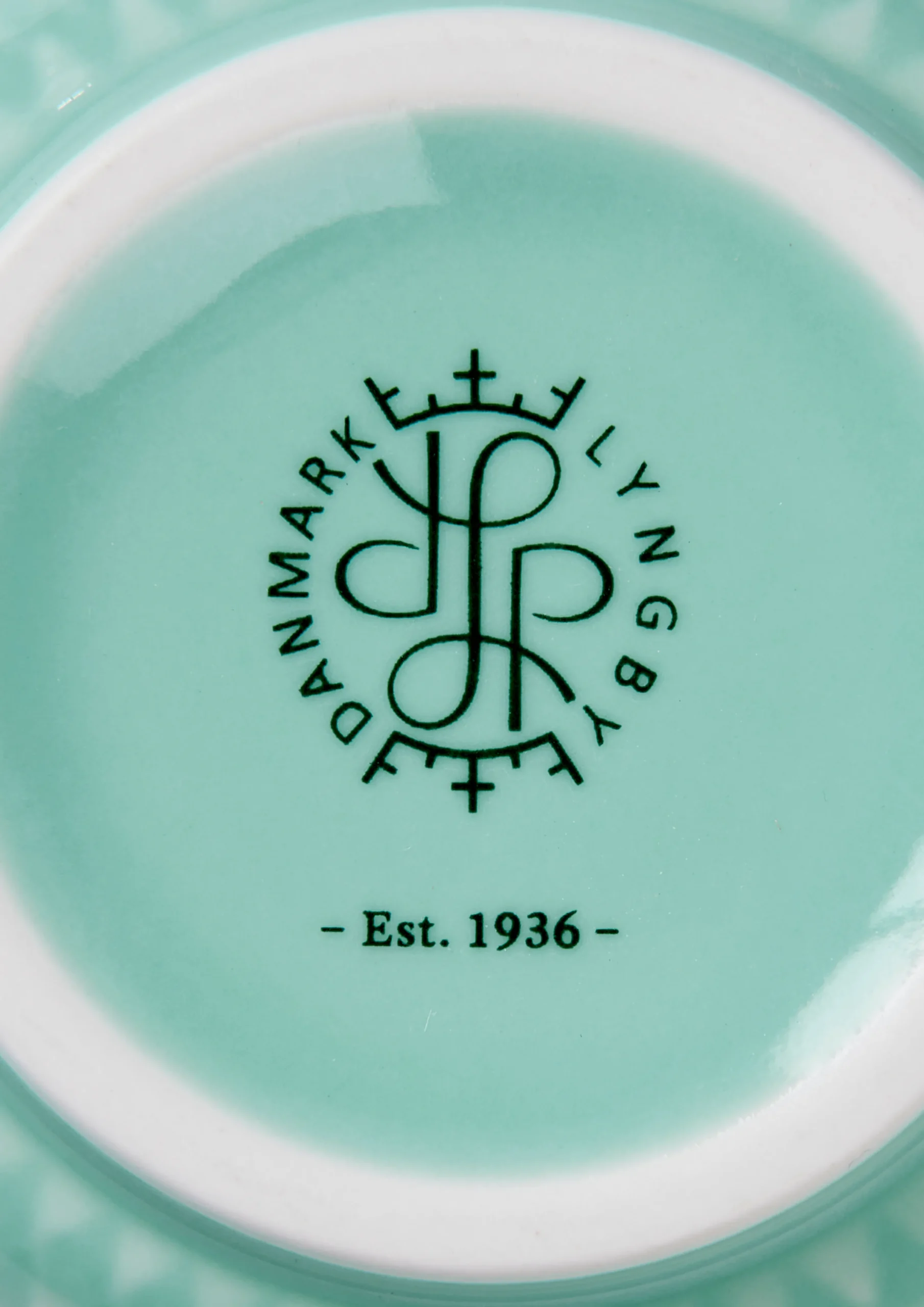 Lyngby Porcelæn Rhombe Color Vase H15 cm aqua porselen