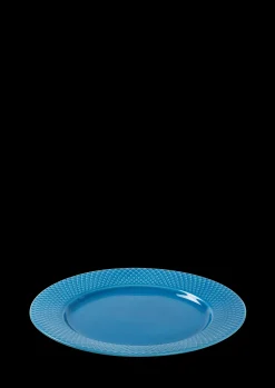 Lyngby Porcelæn Rhombe Color Middagstallerken Ø27 cm blå
