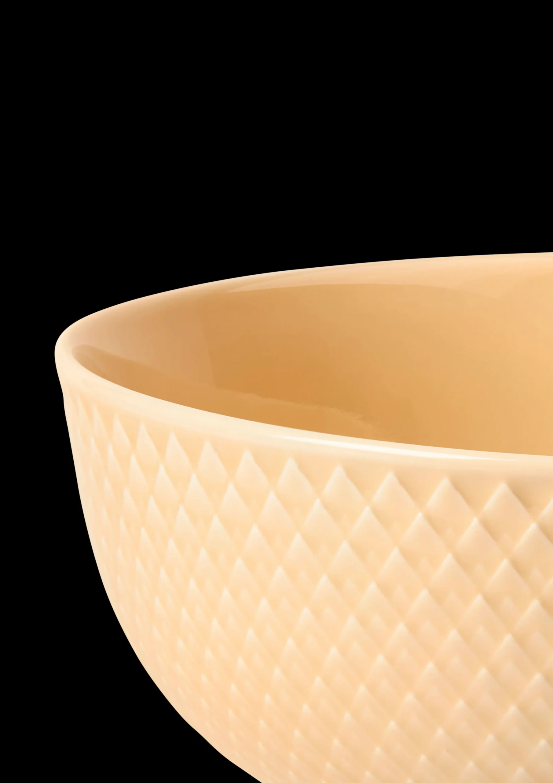 Lyngby Porcelæn Rhombe Color Skål Ø15.5 cm sand - Kjøb her