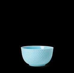 Lyngby Porcelæn Rhombe Color Skål Ø11 cm turkis