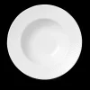 Lyngby Porcelæn Rhombe Dyp tallerken Ø24.5 cm hvit
