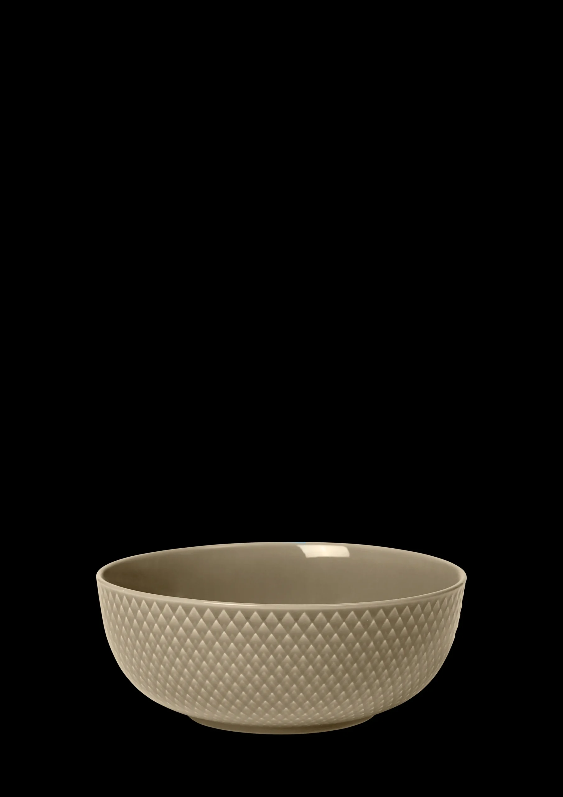 Lyngby Porcelæn Rhombe Earth Skål Ø15.5 cm clay - Kjøp nå