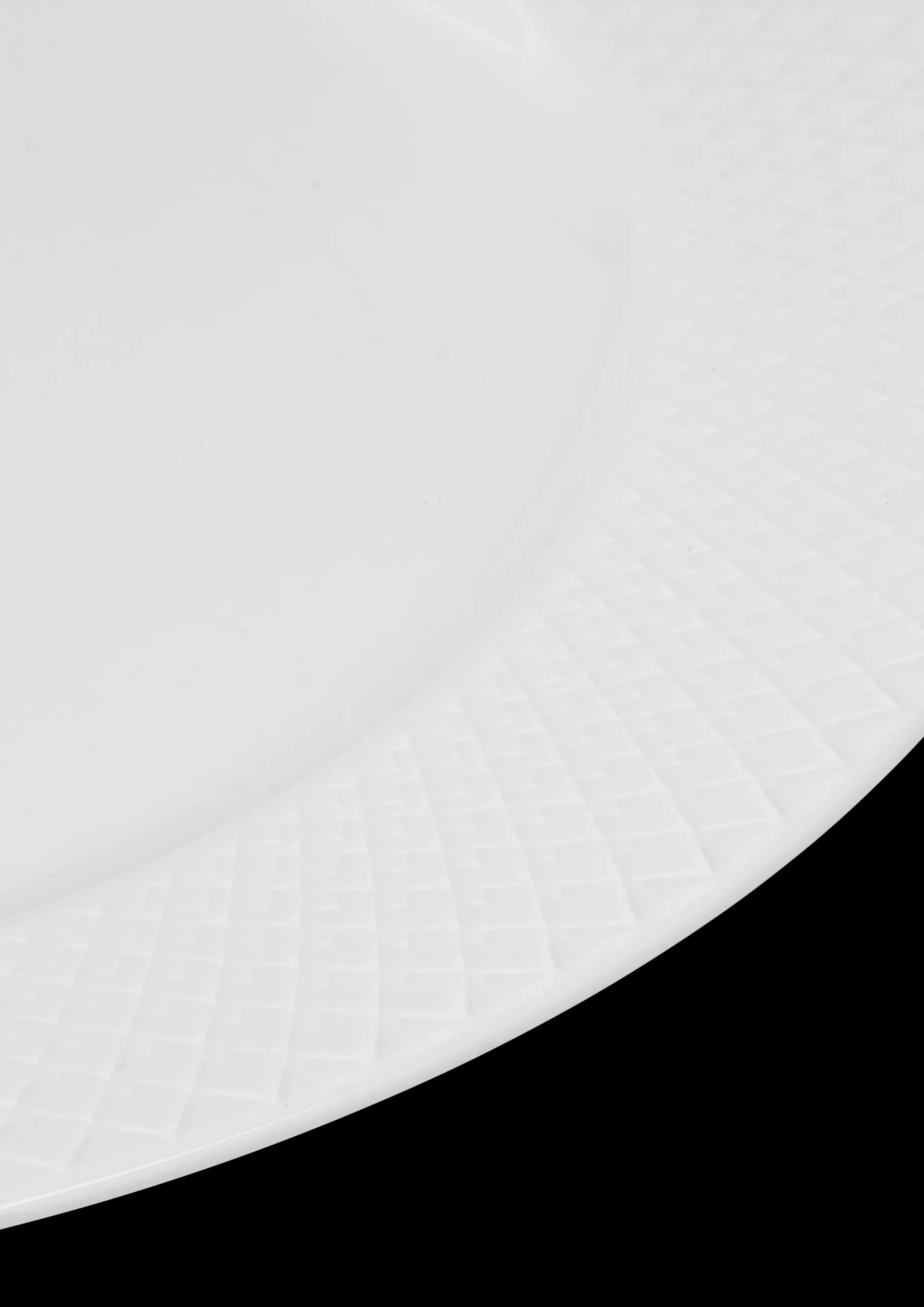 Lyngby Porcelæn Rhombe Middagstallerken Ø27 cm hvit