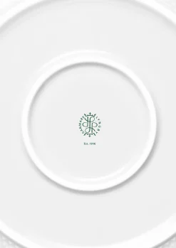 Lyngby Porcelæn Rhombe Serveringsskål Ø28 cm hvit - Kjøp nå