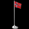 Rosendahl RO Bordflagg norsk H35 sølvfarget