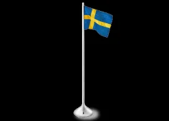 Rosendahl RO Bordflagg svensk H35 sølvfarget